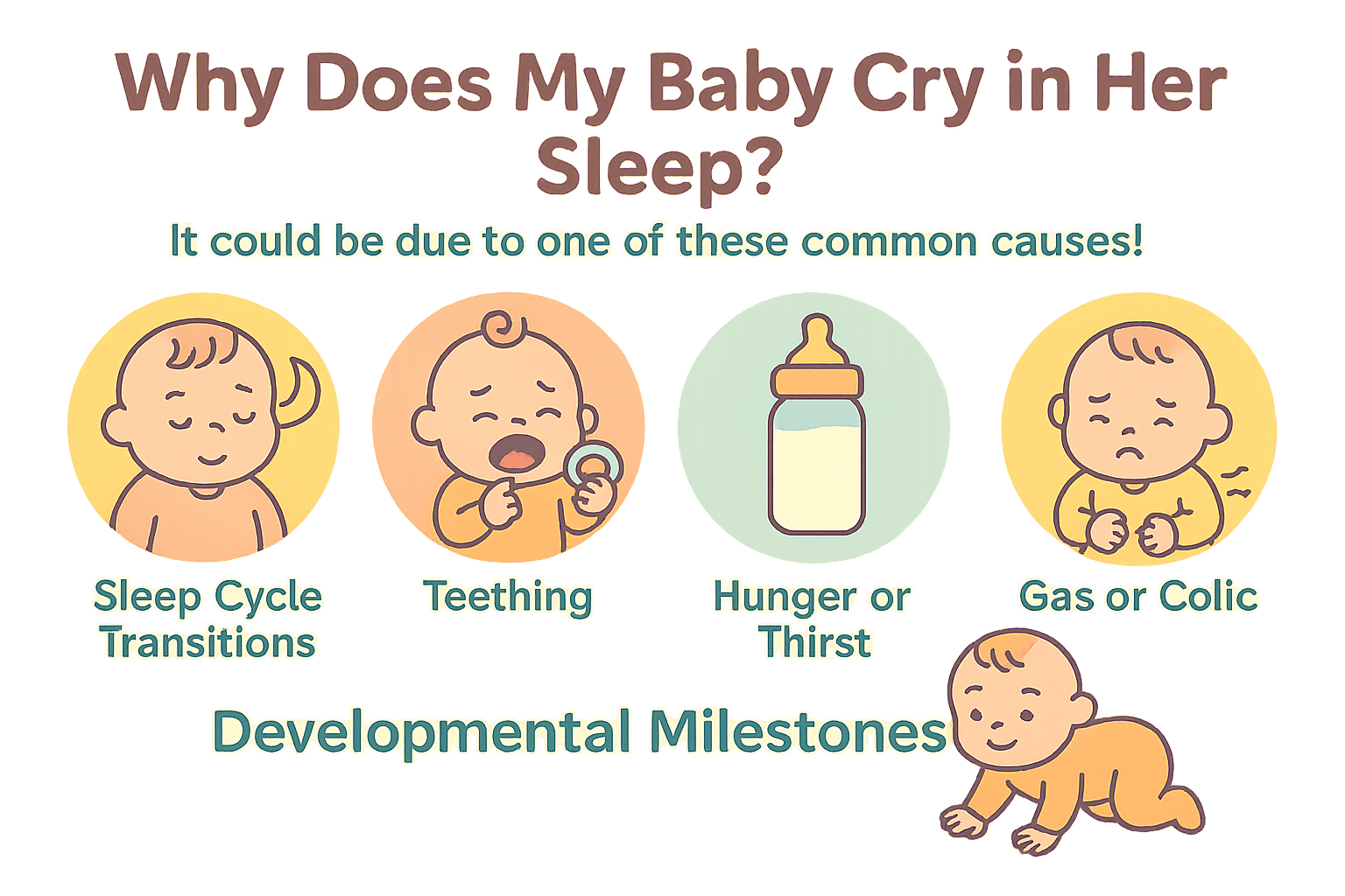 Why Does My Baby Cry In Her Sleep? What It Means