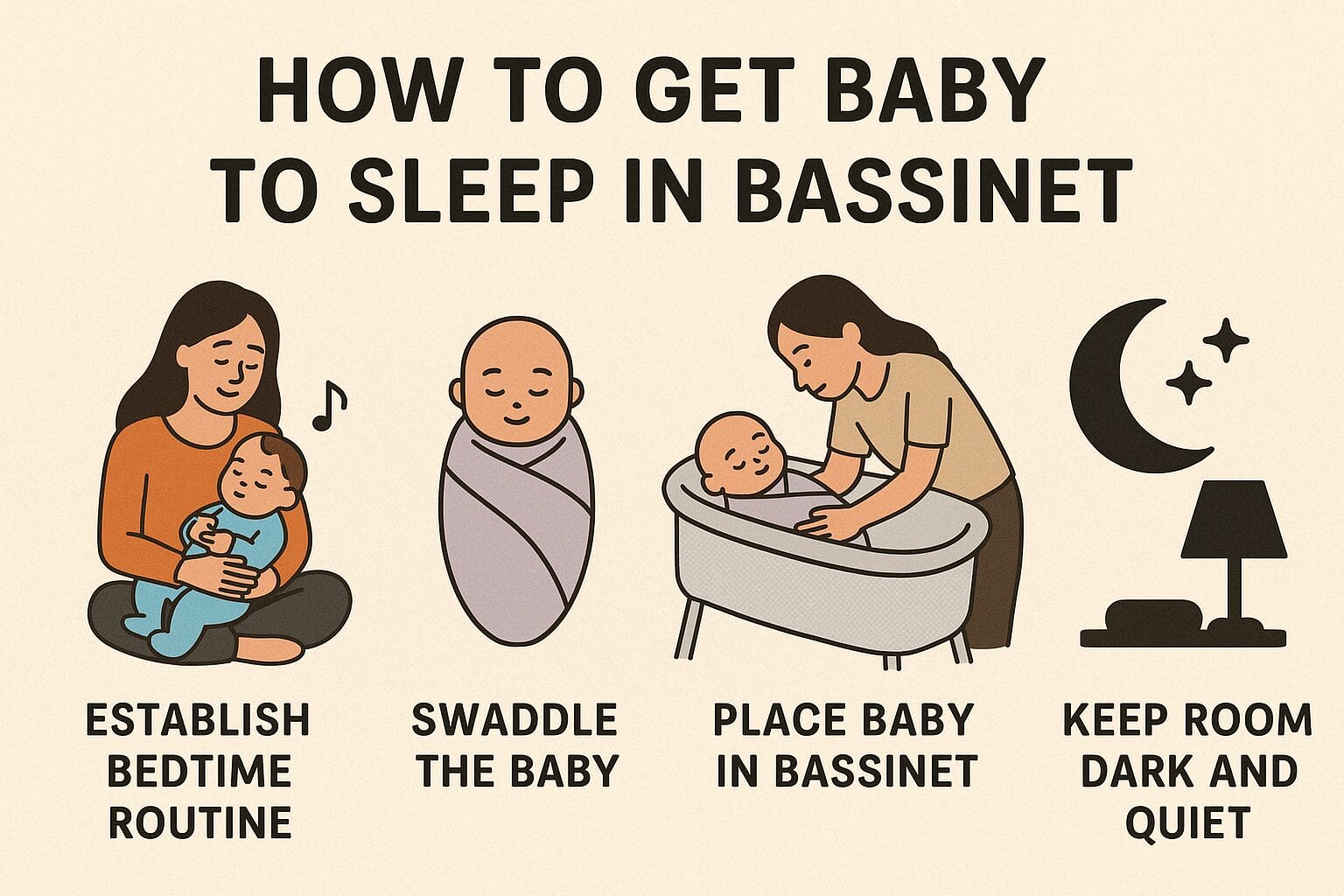 How To Get Baby To Sleep In Bassinet?