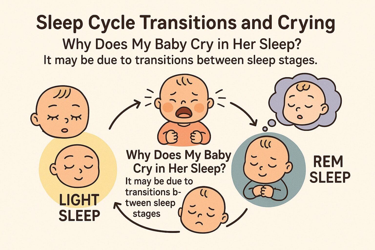 Why Does My Baby Cry In Her Sleep? What It Means